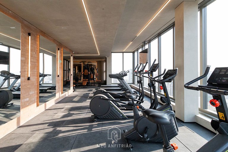 30m² apartment with mezzanine near Ibirapuera Park