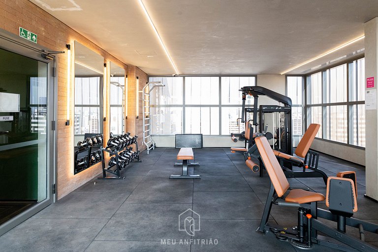 30m² apartment with mezzanine near Ibirapuera Park