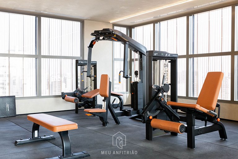 Apto p/4, garagem a 1km do Parque Ibirapuera