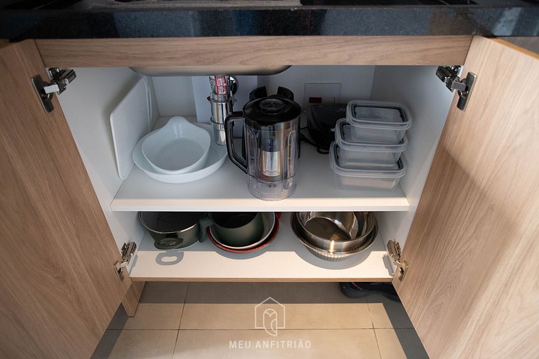 Comfortable Studio with Balcony near Paulista Avenue