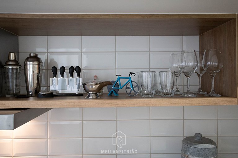 Apto 2 Habitaciones en Paraíso - Cerca de Av. Paulista