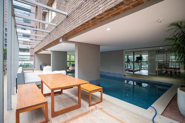 2 pessoas | Piscina aquecida | 500m do metrô