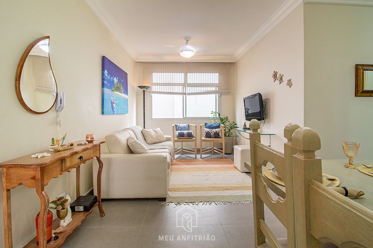 Apartamento en Enseada Guarujá - Cerca del Acqua Mundo