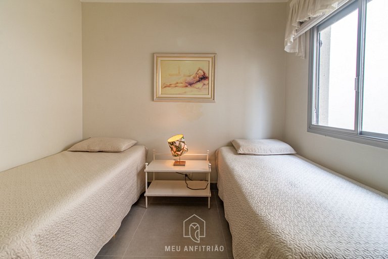 Apartamento en Enseada Guarujá - Cerca del Acqua Mundo