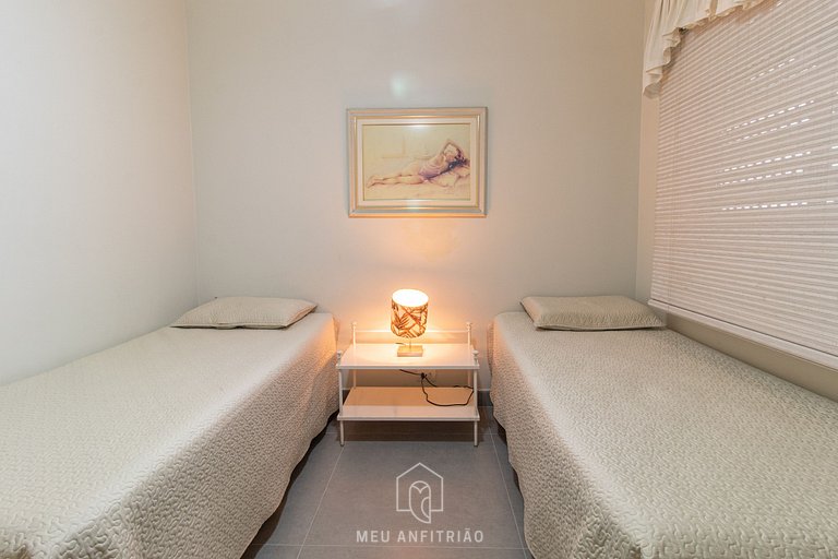 Apartamento en Enseada Guarujá - Cerca del Acqua Mundo