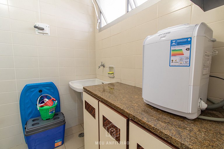 Apartamento en Enseada Guarujá - Cerca del Acqua Mundo