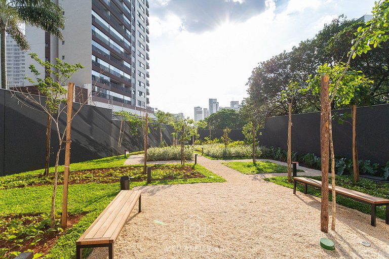 Complete studio for 2 w/ leisure in Paraíso subway