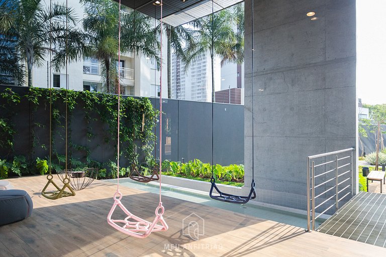 Complete studio for 2 w/ leisure in Paraíso subway