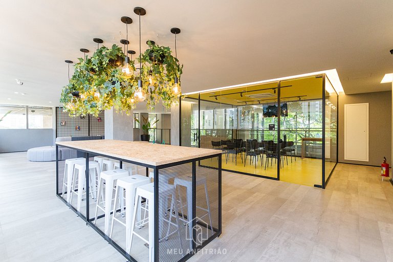 Complete studio for 2 w/ leisure in Paraíso subway