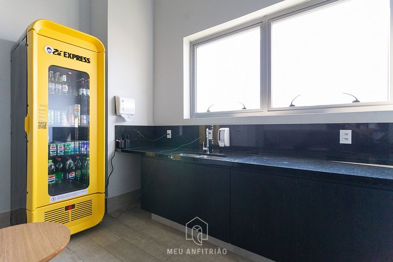 Complete studio for 2 w/ leisure in Paraíso subway