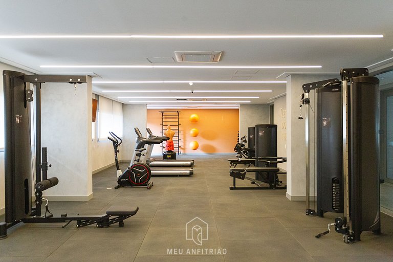 Studio novíssimo, varanda, lazer, 100m do metrô