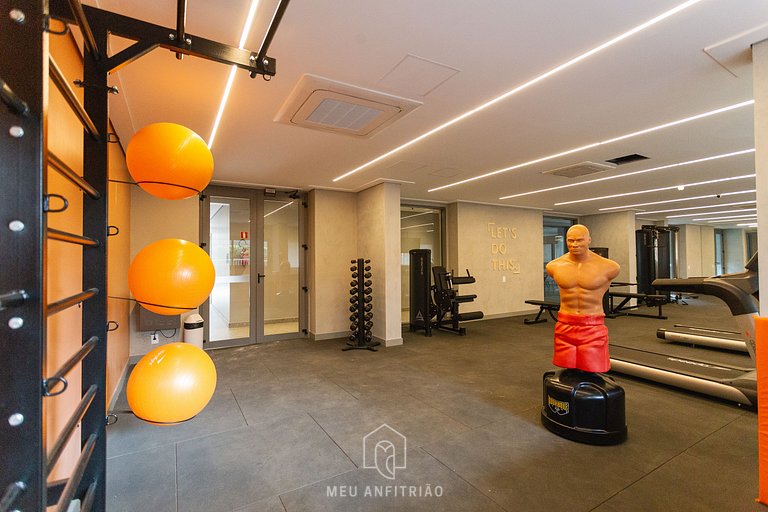 Studio p/4, varanda perto da Av Faria Lima