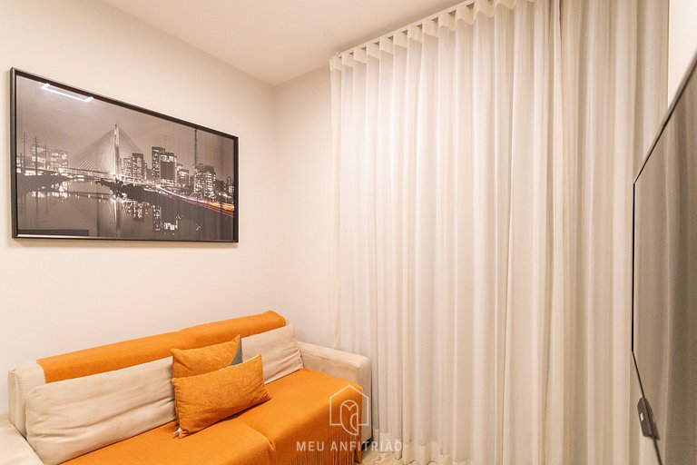 Studio com garagem em Moema - Perto do Shopping Ibirapuera