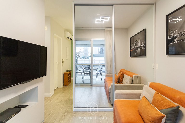 Studio com garagem em Moema - Perto do Shopping Ibirapuera