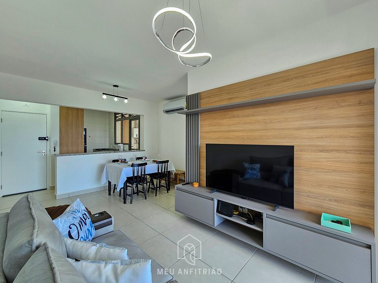 Apartamento em Bertioga com Piscina e Churrasqueira