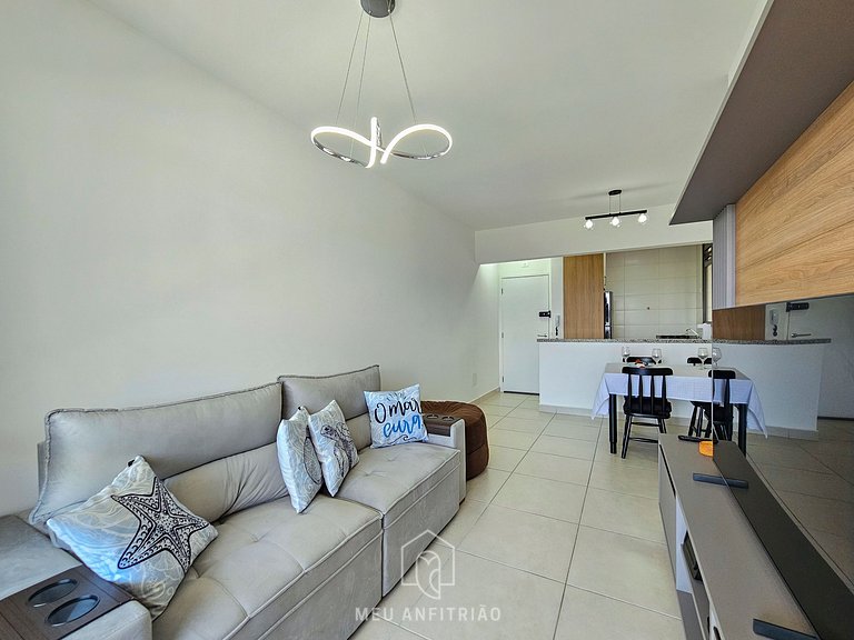 Apartment in Bertioga with Pool and Barbecue