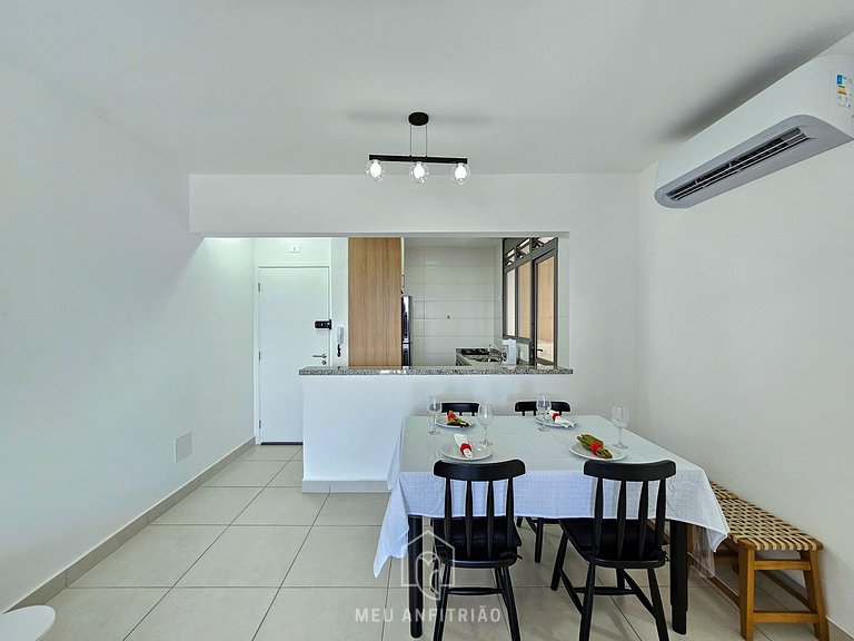 Apartment in Bertioga with Pool and Barbecue