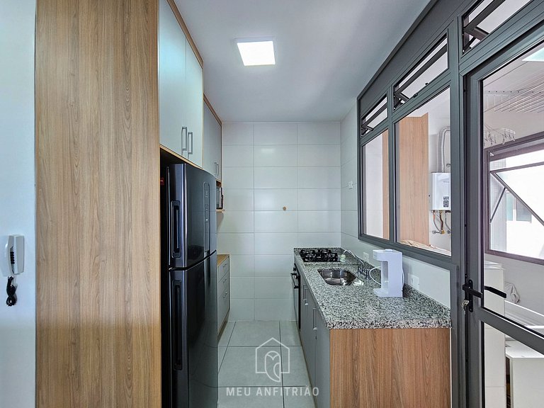 Apartment in Bertioga with Pool and Barbecue