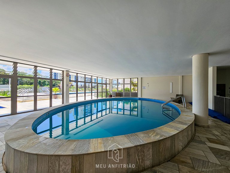 Apartamento em Bertioga com Piscina e Churrasqueira