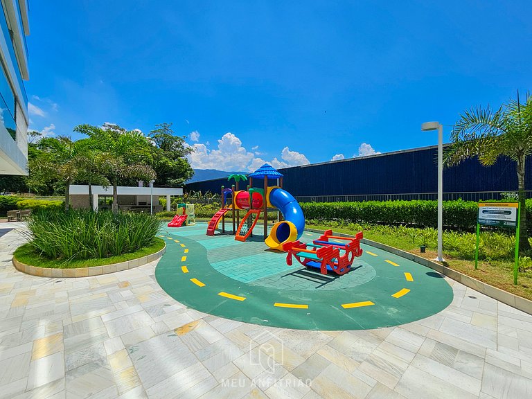 Apartamento em Bertioga com Piscina e Churrasqueira