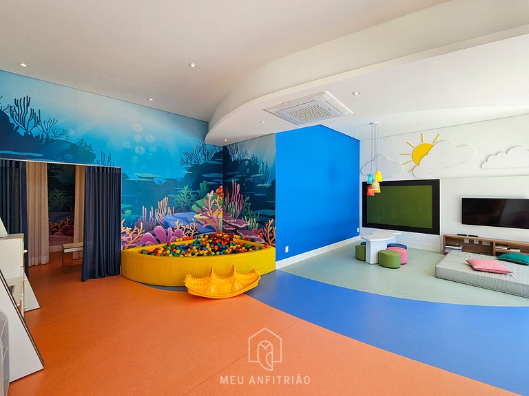 Apartment in Bertioga with Pool and Barbecue