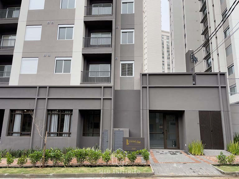 38m² | 2 quartos | Cozinha completa | 300m metrô