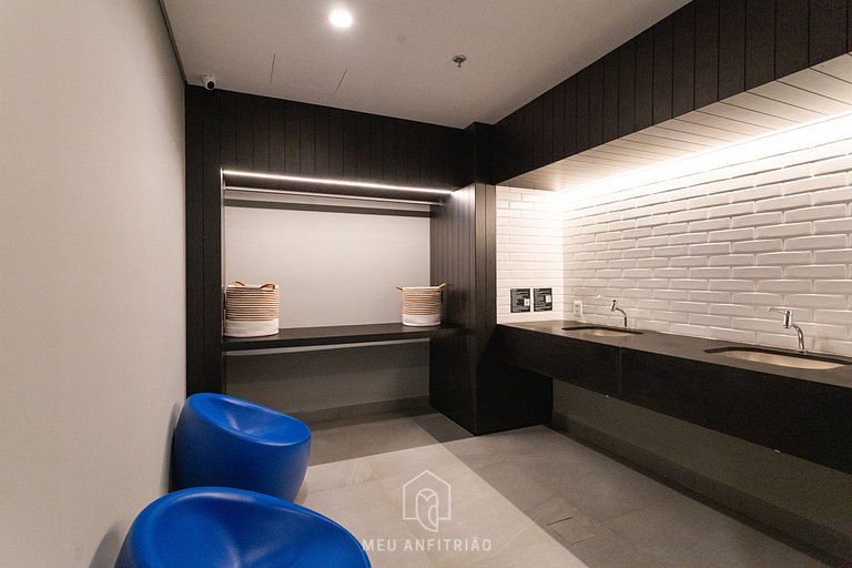 3 people | Queen bed | 800m from Nubank Park