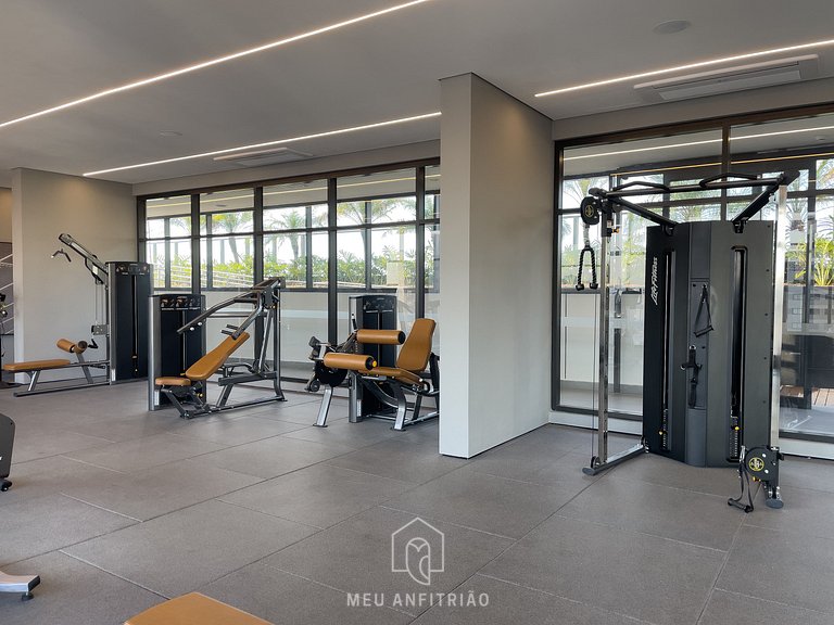 Studio w/ balcony & leisure, near Allianz Parque