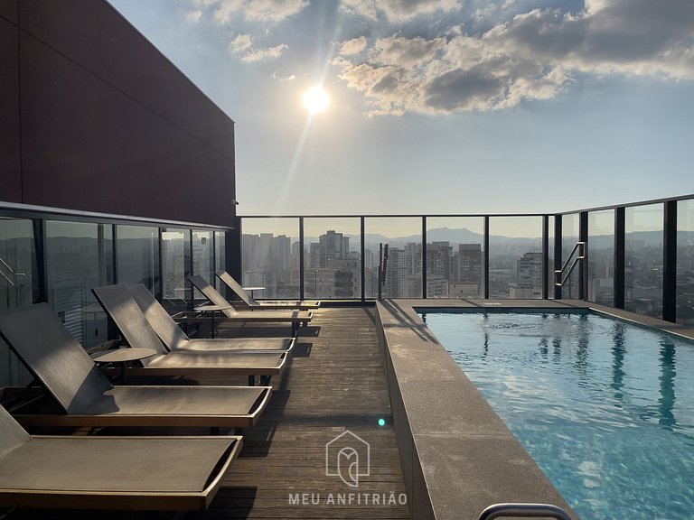 3 pessoas | Cama queen | 800m do Nubank Parque