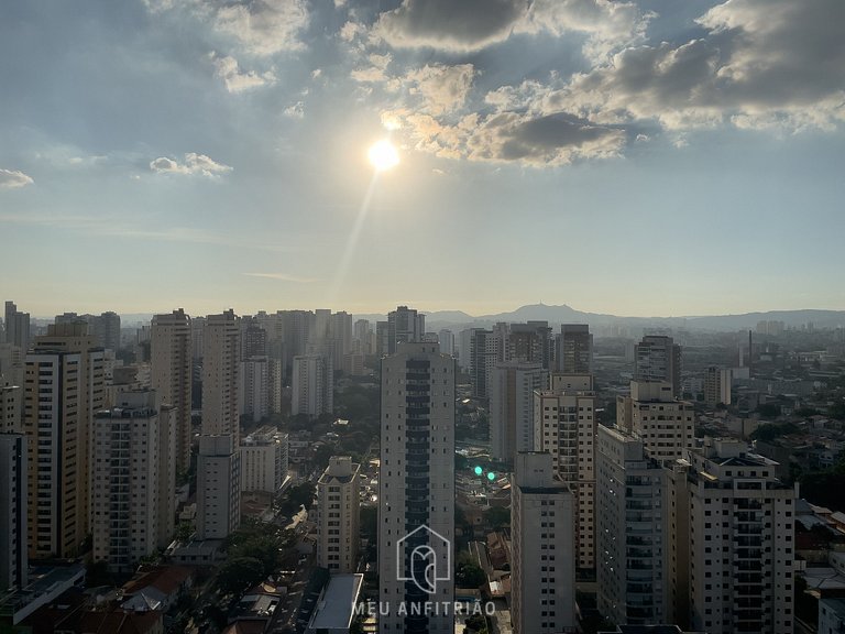 Studio w/ balcony & leisure, near Allianz Parque