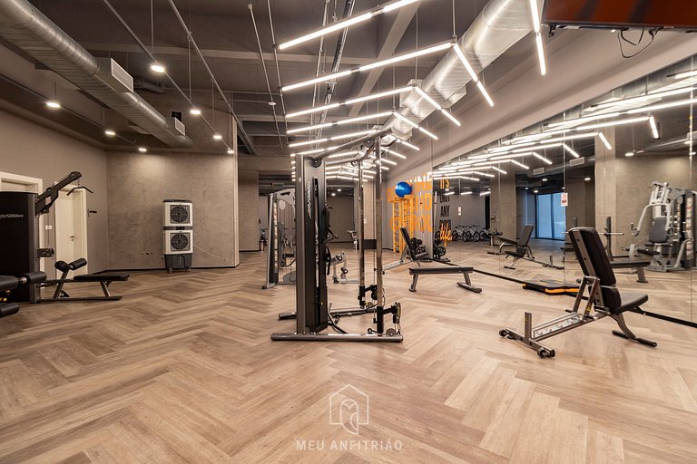 Spacious Studio with Balcony Near Faria Lima Avenue