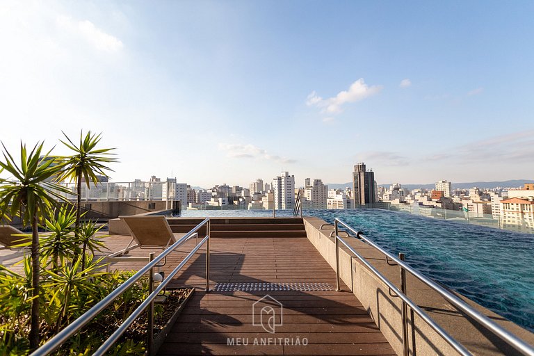 Comfortable Apartment for 4 with on Rua da Consolação