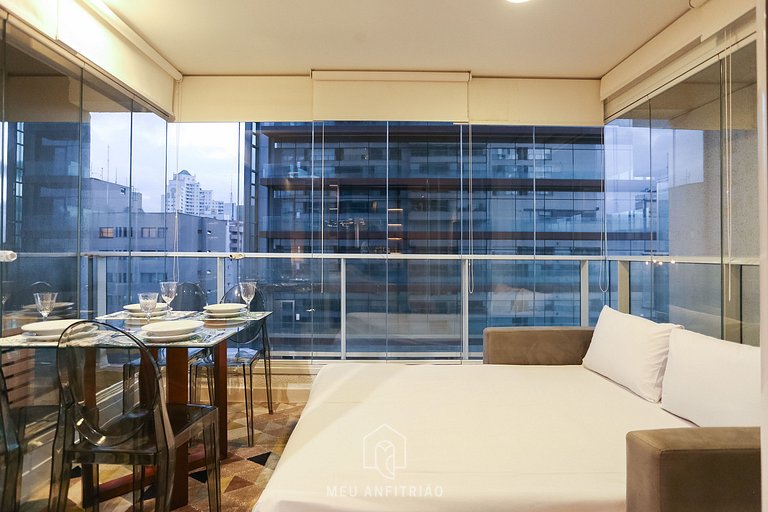 Comfortable Apartment for 4 with on Rua da Consolação