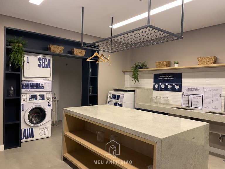 Comfortable studio with gym near Allianz Parque