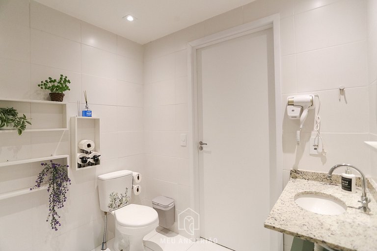 Comfortable studio with gym near Allianz Parque