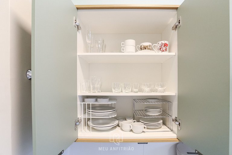 Comfortable studio with gym near Allianz Parque