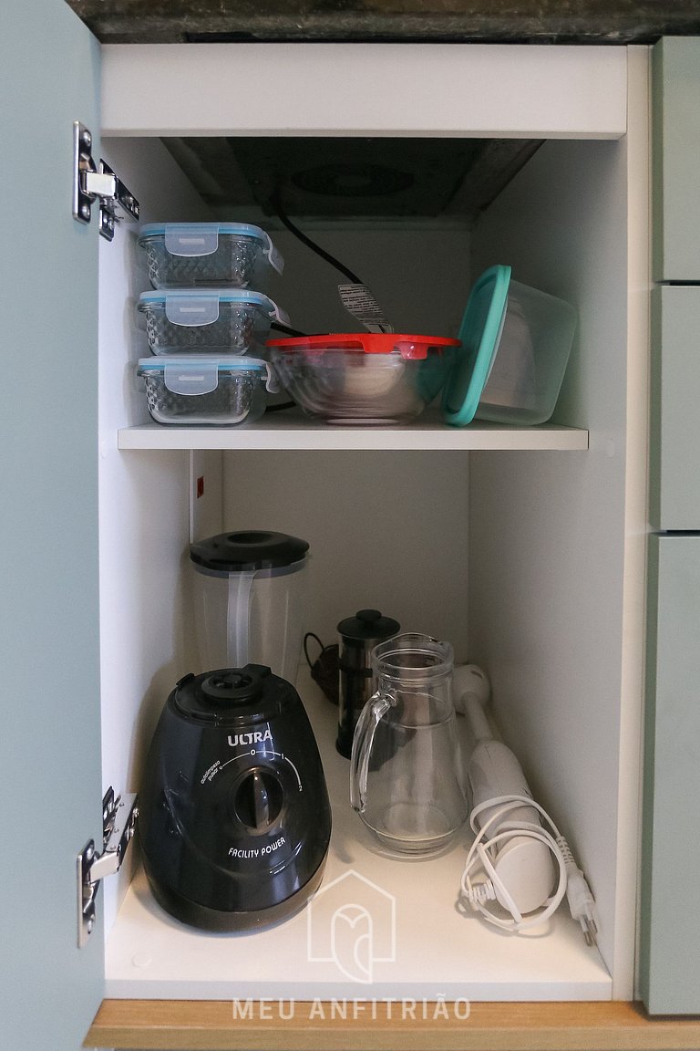 Comfortable studio with gym near Allianz Parque