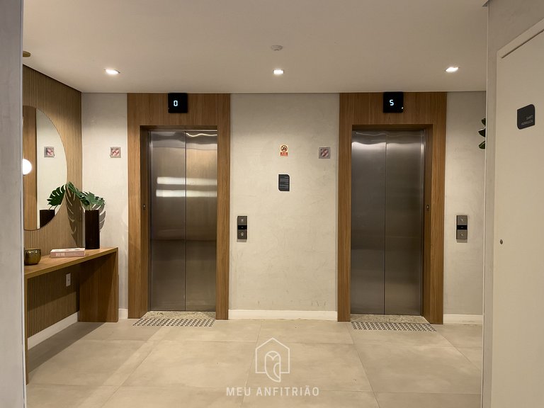 Comfortable studio with gym near Allianz Parque