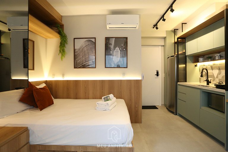 Studio with leisure near Avenida Paulista