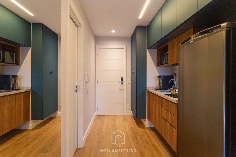 2 people, leisure & balcony 400m of Sumaré subway