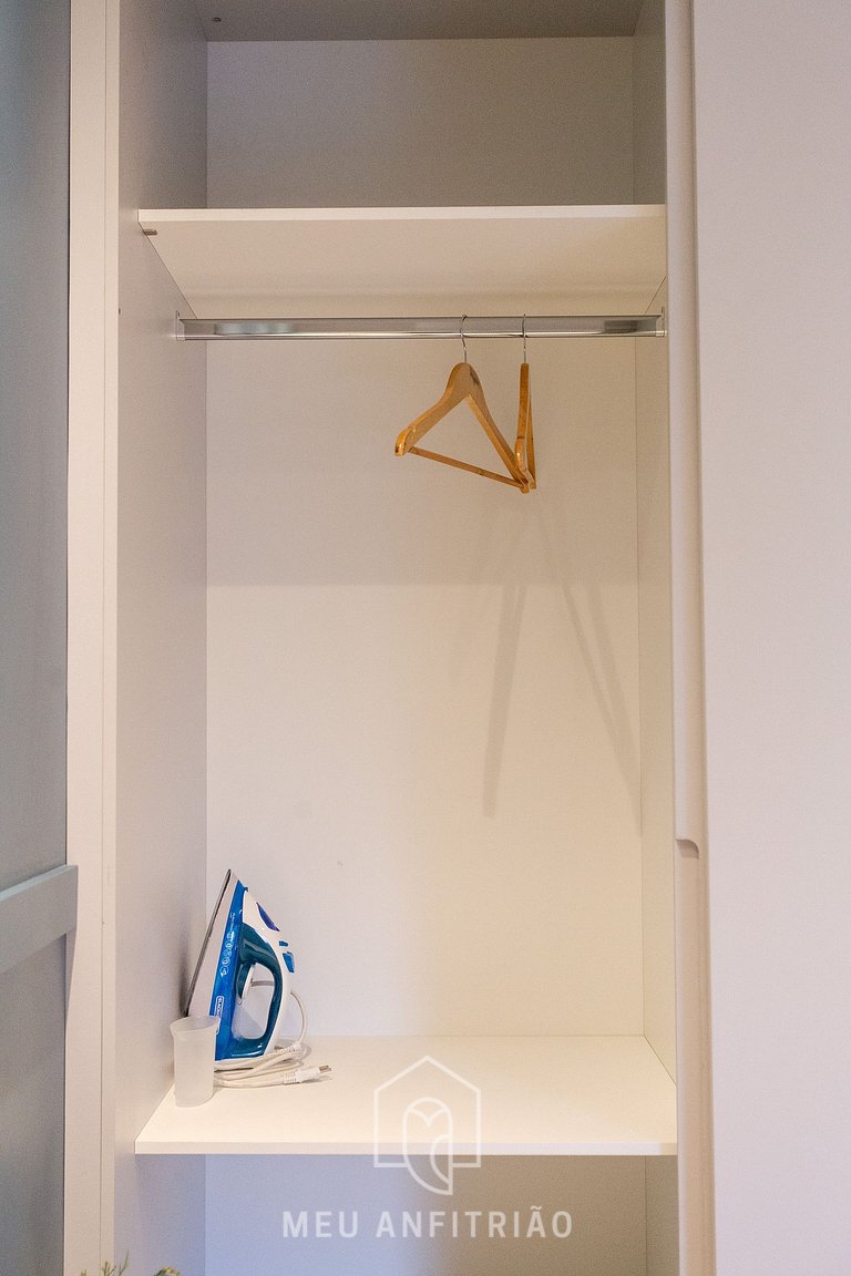 2 people, leisure & balcony 400m of Sumaré subway