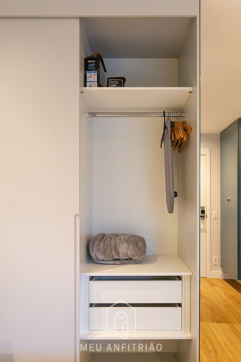 2 people, leisure & balcony 400m of Sumaré subway