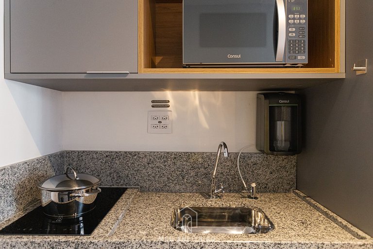 3 people & leisure 350m of Sírio-Libanês Hospital