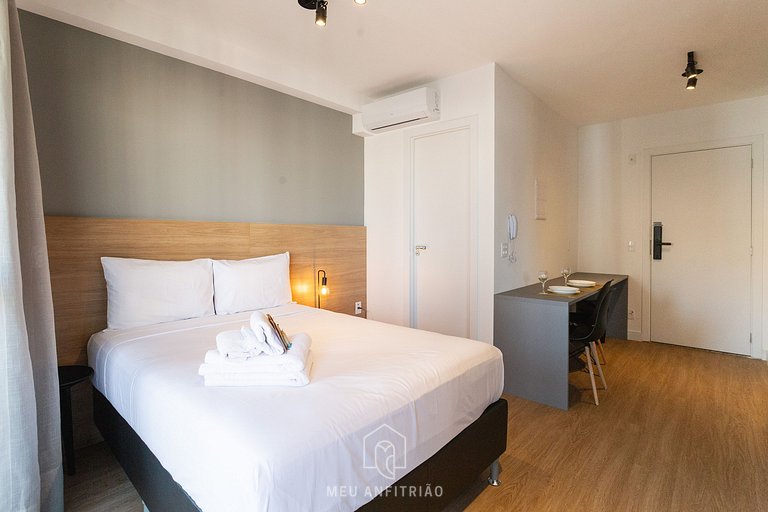 3 people & leisure 350m of Sírio-Libanês Hospital