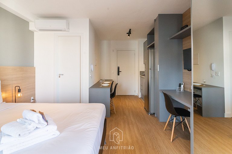 3 people & leisure 350m of Sírio-Libanês Hospital