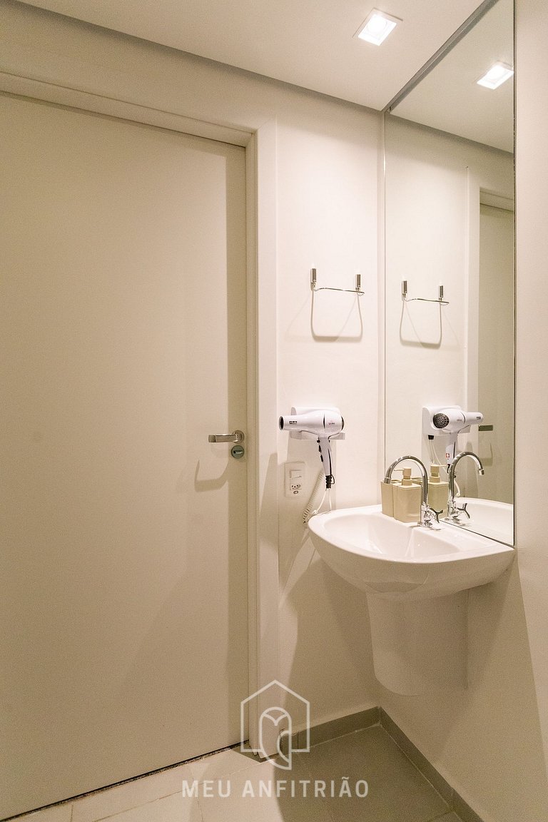 Full studio and leisure near the Frei Caneca Mall