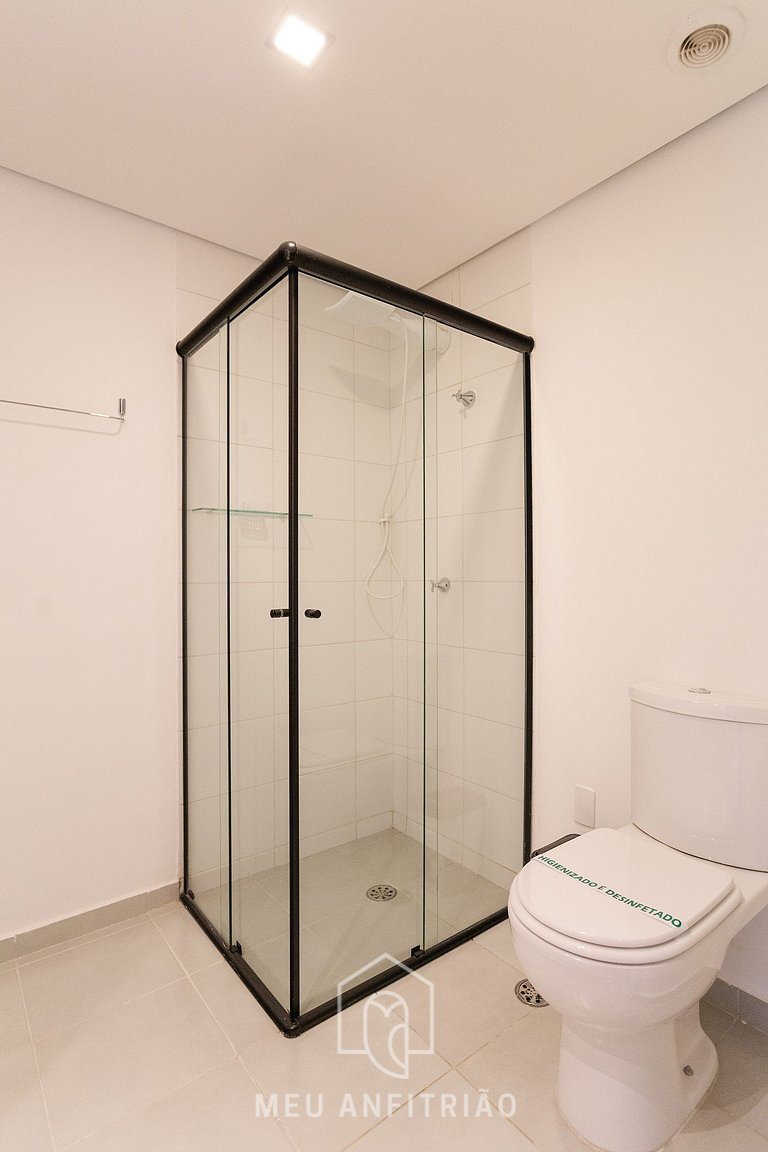 Full studio and leisure near the Frei Caneca Mall