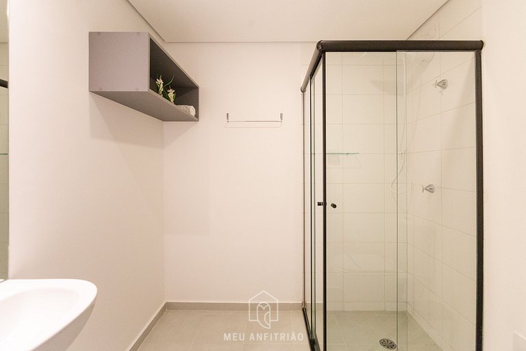 Full studio and leisure near the Frei Caneca Mall