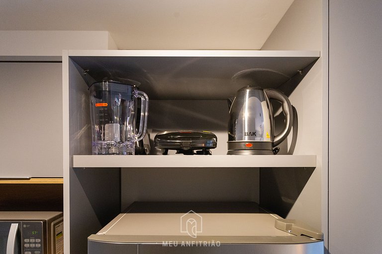 Full studio and leisure near the Frei Caneca Mall