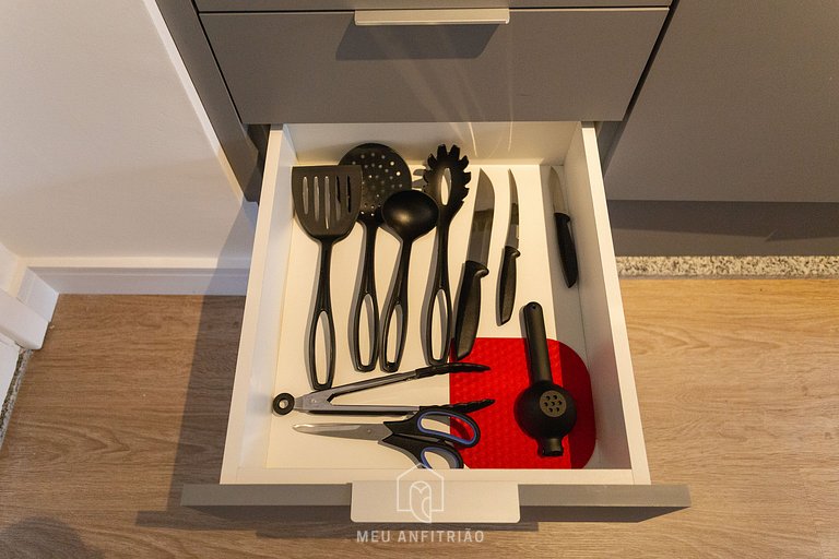 Full studio and leisure near the Frei Caneca Mall